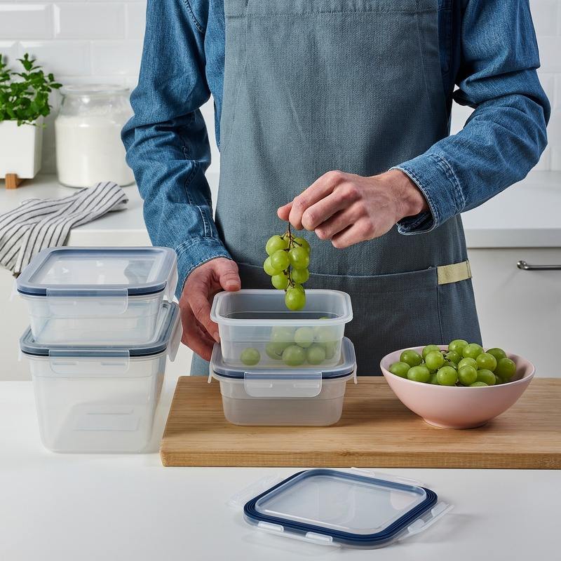 ظروف نگهدارنده غذا 4 تایی  ایکیا مدل 40526449 +IKEA 365